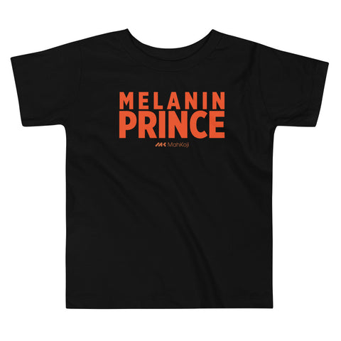 Mahkoji "Melanin Prince" Toddler Short Sleeve Tee